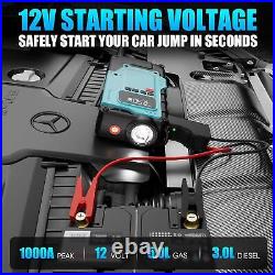 Car Jump Starter Air Compressors Powerbank Charger 5.0-Litr Petrol & 3.0-Litr