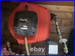 Clarke Air Compressor 160 Litre Tank with Extendable Air Hose Used