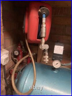 Clarke Air Compressor 160 Litre Tank with Extendable Air Hose Used