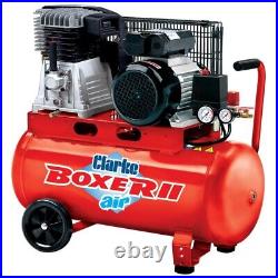 Clarke Air Compressor Boxer II 14/50p O/l 14cfm 50litre 3hp Belt Driven (230v)