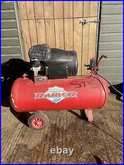 Clarke Air Compressor Raider 15/1050 100 Litre V-twin 14 Cfm (2.2kw / 3hp)