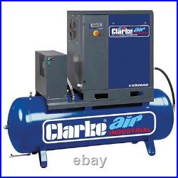 Clarke CXR20RD 65.3cfm 500Litre 20HP Industrial Screw Compressor with Air Receiv