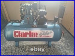 Clarke Industrial Air Compressor SE16 C 150 Liter Tank 3HP 14 CFM 230V