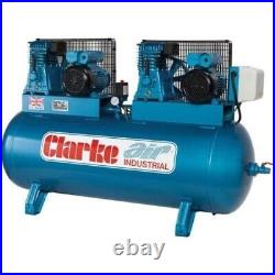 Clarke Industrial Air Compressor XE29 270 (OL) 28cfm 270 Litre (230V)