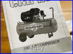 Clarke Raider 15/1050 100 Litre V-Twin Air Compressor (2.2kW / 3HP)