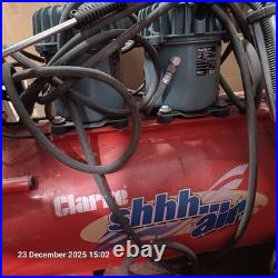 Clarke SHHH AIR 150/100 5.3CFM 100Litre 1.37HP Compressor 230V