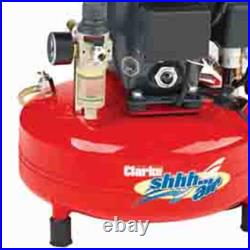 Clarke Shhh Air 30/9 0.88cfm 9 Litre 0.3HP Quiet Run Compressor (230V) 2320865 Clarke Shhh Air 30/9 0.88cfm 9 Litre 0.3HP Quiet Run Compressor (230V) 2320865