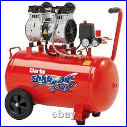 Clarke Shhh50/150 Shhh Air Max 7cfm 50 Litre 1.5hp Low Noise Compressor (230v)