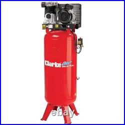 Clarke Vertical Air Compressor Ve15c150 14cfm 150litre 3hp Industrial(230v)
