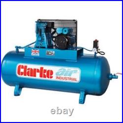 Clarke XE18/200 (OL) 18cfm 200Litre 4HP Industrial Air Compressor (230V)