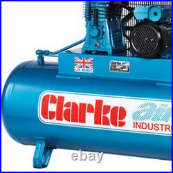 Clarke XE18/200 (WIS) 18cfm 200 Litre 4HP Industrial Air Compressor (400V)