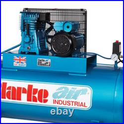 Clarke XE18/200 (WIS) 18cfm 200 Litre 4HP Industrial Air Compressor (400V)