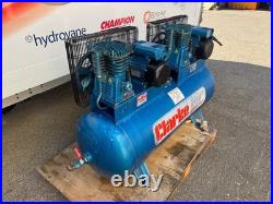 Clarke XE29/270 (O/L) 28cfm 270 Litre 2x3HP Industrial Air Compressor (230V)
