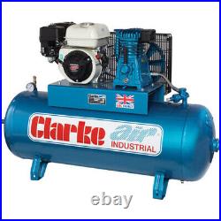 Clarke Xp15/150 15cfm 150 Litre 6.5hp Petrol Industrial Air Compressor