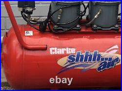 Compressor Clarke Shhh 100/150 100LITRE 1.37HP COMPRESSOR