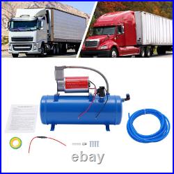 DC 12V Air Compressor 100psi with Universal 6 Liter Tank Train Air Horn Kit New DC 12V Air Compressor 100psi with Universal 6 Liter Tank Train Air Horn Kit New