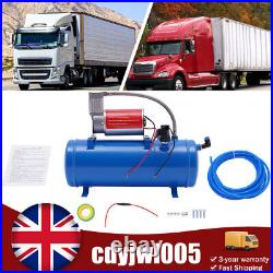 DC 12V Air Compressor 150psi with Universal 6 Liter Tank Train Air Horn Kit NEW DC 12V Air Compressor 150psi with Universal 6 Liter Tank Train Air Horn Kit NEW