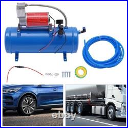 DC 12V Air Compressor 150psi with Universal 6 Liter Tank Train Air Horn Kit New