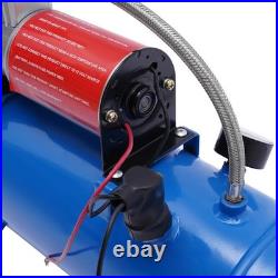 DC 12V Air Compressor 150psi with Universal 6 Liter Tank Train Air Horn Kit New
