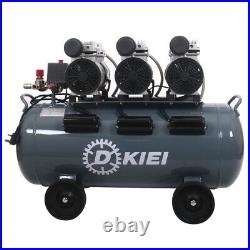 DKIEI 80 Litre Air Compressor Silent Oilless Workshop Garage Tool 4.5HP 8 BAR