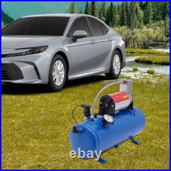 Dc 12v Air Compressor 150psi With Universal 6 Liter Tank Train Air Horn Kit