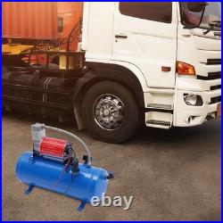 Dc 12v Air Compressor 150psi With Universal 6 Liter Tank Train Air Horn Kit