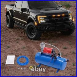Dc 12v Air Compressor 150psi With Universal 6 Liter Tank Train Air Horn Kit