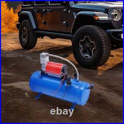 Dc 12v Air Compressor 150psi With Universal 6 Liter Tank Train Air Horn Kit