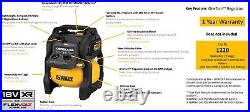 DeWalt DCC1018N 54V XR Cordless Flexvolt Advance 10 Litre Air Compressor 10L