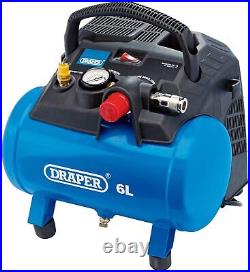 Draper 02115 6 Litre Oil Free Portable Air Line Compressor