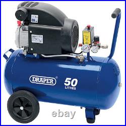 Draper 50 Litre 230V 2.0hp (1.5kW) Air Compressor 24981