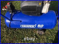 Draper 50 litres AIR COMPRESSOR GOOD CONDITION WITH AIR LINES