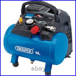 Draper DA6/180 Oil Free Air Compressor 6 Litre 240v