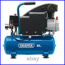 Draper DA8/118 Oil Free Air Compressor 8 Litre 240v