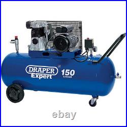 Draper Expert 150 Litre 230V 3.0hp (2.2kW) Belt-Driven Air Compressor 22463
