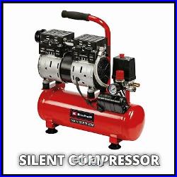 Einhell Air Compressor 8 Bar (116 PSI) 6 Litre Silent 57dB Compact TE-AC 6