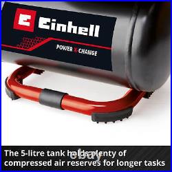 Einhell TE-AC 18/75 Li OF 18v Cordless Oil Free Air Compressor 5 Litre No Batter