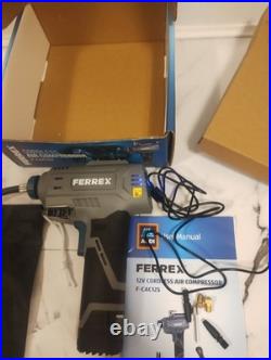 Ferrex Cordless Air Compressor USB-C Rechargeable Battery Included UK