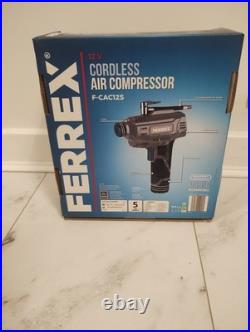 Ferrex Cordless Air Compressor USB-C Rechargeable Battery Included UK