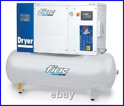 Fiac Rotary Screw Air Compressor with Refrigerated Dryer 10HP 270 Litre 415V
