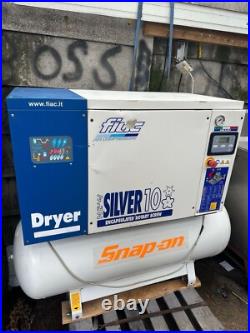 Fiac Silver Rotary Screw D10/300 270 Litre Air Compressor with Dryer Fiac Silver Rotary Screw D10/300 270 Litre Air Compressor with Dryer