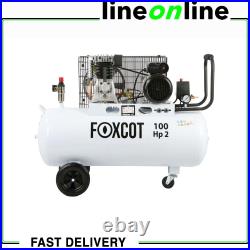 Foxcot FL100 100 litre compressor -With five kit air tools