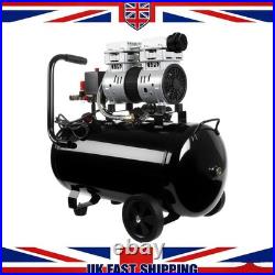 GEARZAAR Air Compressor 50L Silent Low Noise 9.6 CFM Oil Free 50 Litre 115psi