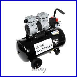 GEARZAAR Air Compressor 50L Silent Low Noise 9.6 CFM Oil Free 50 Litre Best