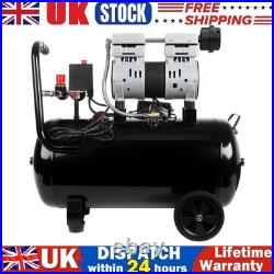 GEARZAAR Air Compressor 50L Silent Low Noise 9.6 CFM Oil Free 50 Litre New