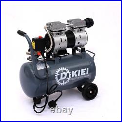 Grey 25 Litre Air Compressor 220V Low Noise Oil Free 2.5HP 1400RPM 8CFM Portable Grey 25 Litre Air Compressor 220V Low Noise Oil Free 2.5HP 1400RPM 8CFM Portable