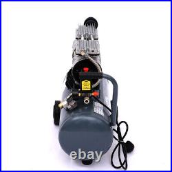 Grey Portable 25Litre Air Compressor Low Noise 2.5HP 8CFM 1400RPM 8 Bar Oil Free