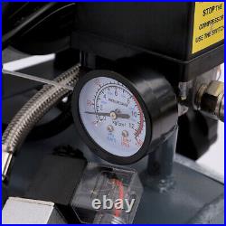 Grey Portable 25Litre Air Compressor Low Noise 2.5HP 8CFM 1400RPM 8 Bar Oil Free