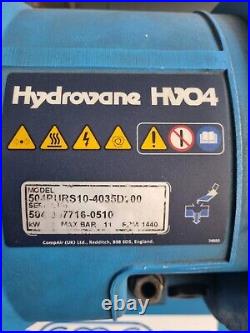 Hydrovane HV04 Air Compressor 3 phase with 200 litre air receiver tank