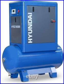 Hyundai 10hp 300 Litre Screw Compressor HYSC100300